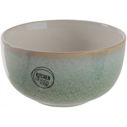 Earthen Green Stoneware Bowl