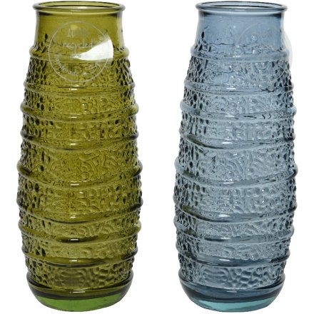 Recycled Glass Vase, 2a 16cm