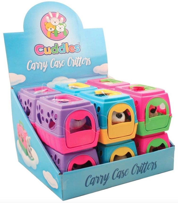 Puppy Carry Case Critters 14cm 41804 Kids / Soft Toys Rosefields