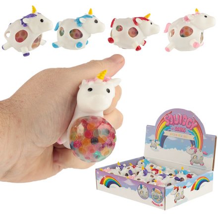 A box of fun squishy unicorn mesh balls