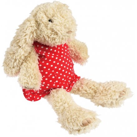 super soft to the touch , Daisy Bunny will make a wonderful friend for any little ones 