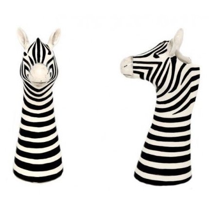 Striped Zebra Vase 26cm