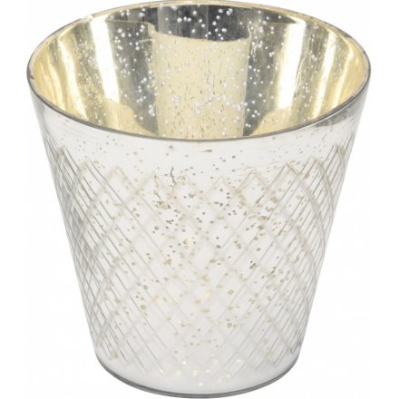 Golden Luxe Speckle Candle Holder 