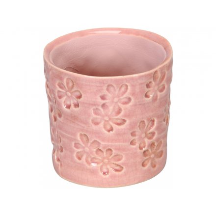 Pink Flower Vase, 8cm