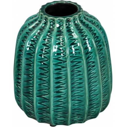 Green Vase, 19cm