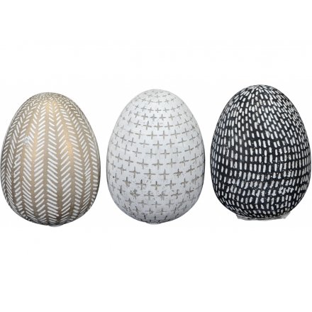 Patterned Egg Ornaments, 3a
