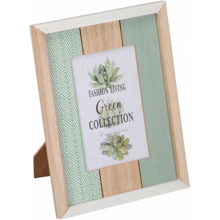 Pastel Green Wooden Picture Frame 