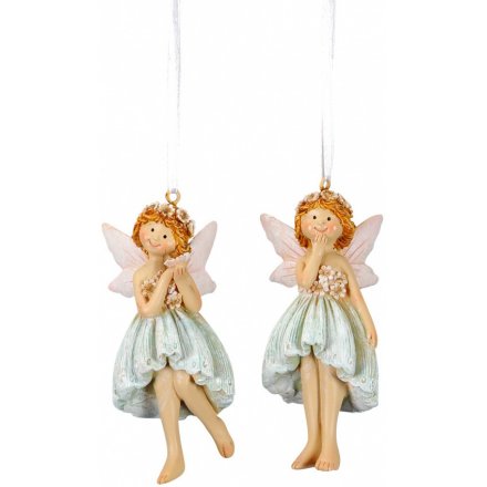 Hanging Fairy Decorations, 2a 8.5cm