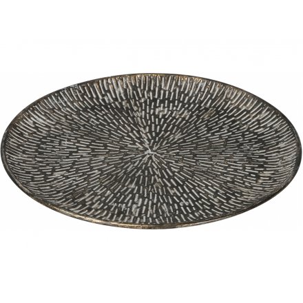 Patterned Plate, 40cm