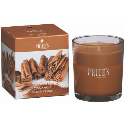 Prices Boxed Candle - Cinnamon