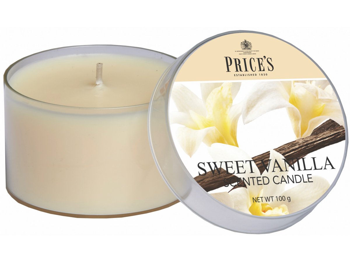 Prices Sweet Vanilla Scented Candle 42327 Homeware / Candles