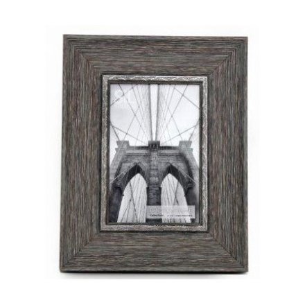 Grey Wood Effect Frame, 4 x 6