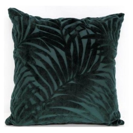 Velvet Palm Cushion, 45cm