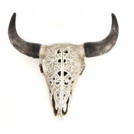 Buffalo Skull Ornament, 40cm