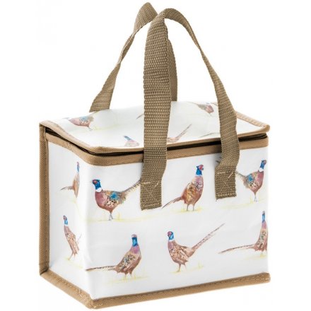 Pheasant Fabric Lunch Bag 