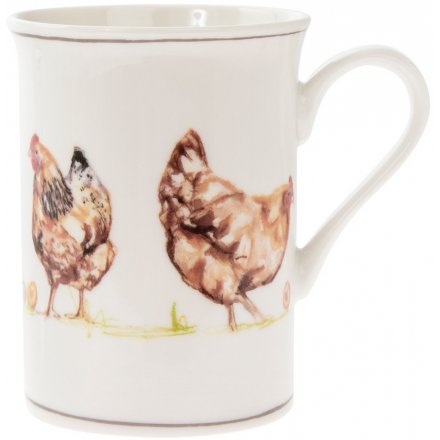 Chickens China Mug