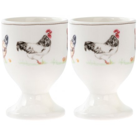 Country Chicken Egg Cups