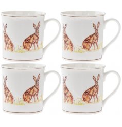  these Fine China mugs will be sure to bring a Country Charm edge to any kitchen space 