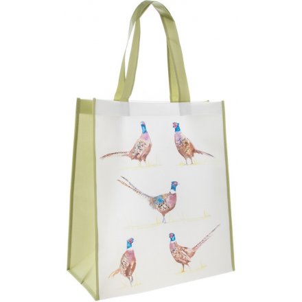 Pheasant Fabric Shopping Bag 