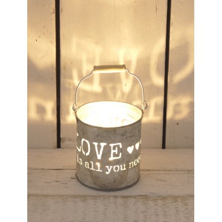 Love Candle Holder, 13cm