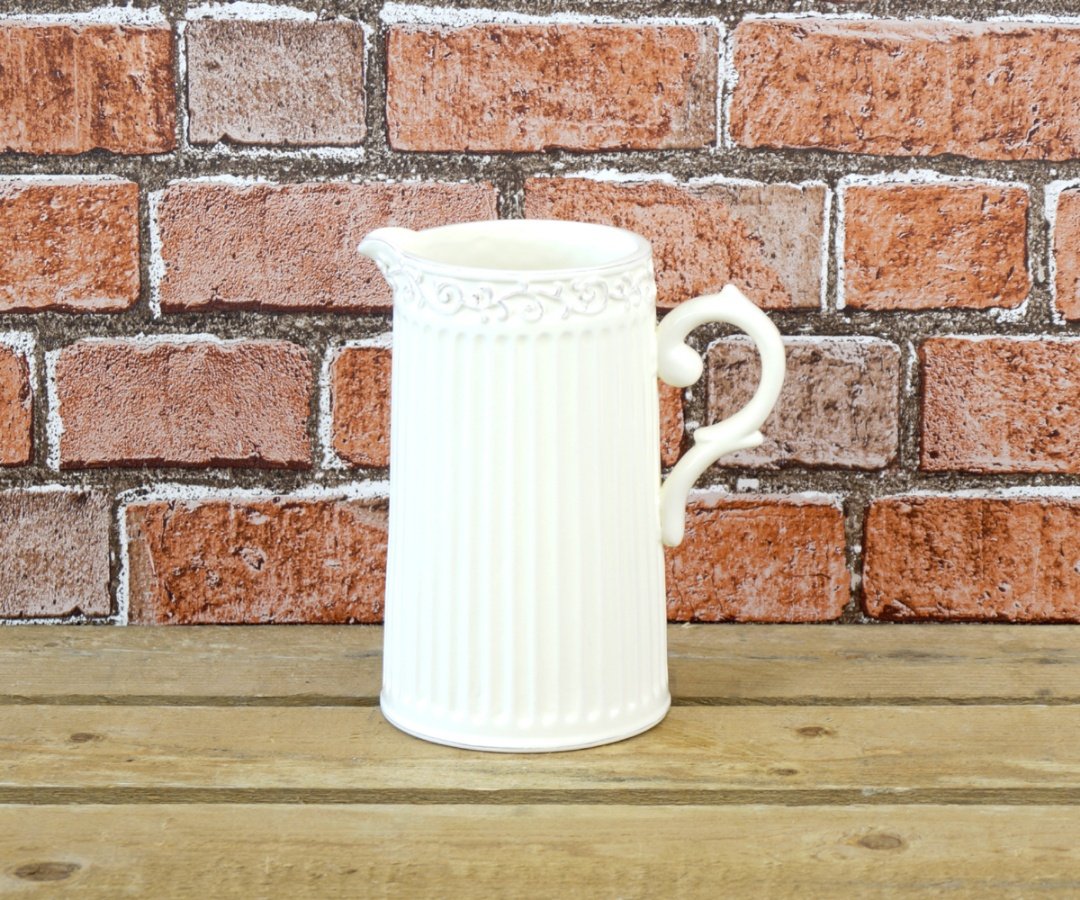 Cream Ceramic Jug 42649 Homeware / Jugs & Vases Gainsborough