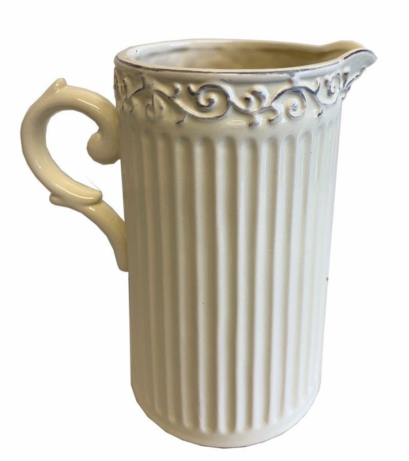 Cream Ceramic Jug 42649 Homeware / Jugs & Vases Gainsborough