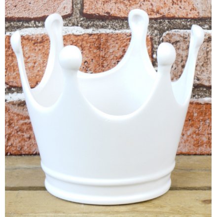 Ceramic White Crown 