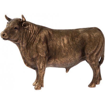 Reflections Bronzed Bull, 26cm