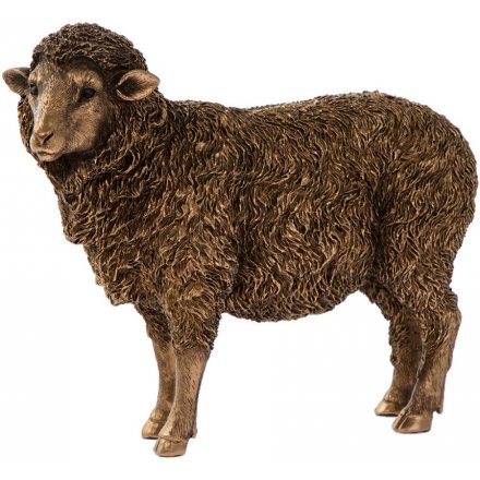 Bronze Sheep Figure, 21cm