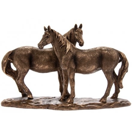 Bronzed Reflections, Twin Horses