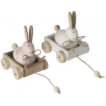 Pastel Rabbits in Cart, 2a