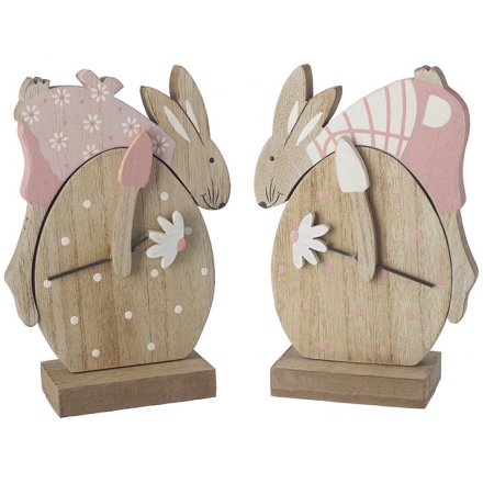 Wooden Rabbit With Egg, 2a