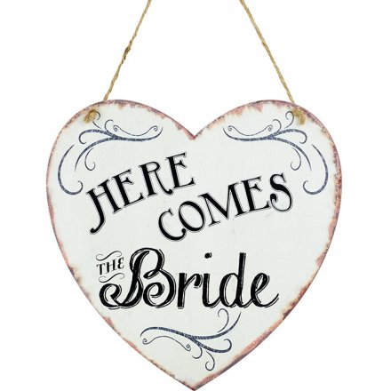 Bride Heart Sign