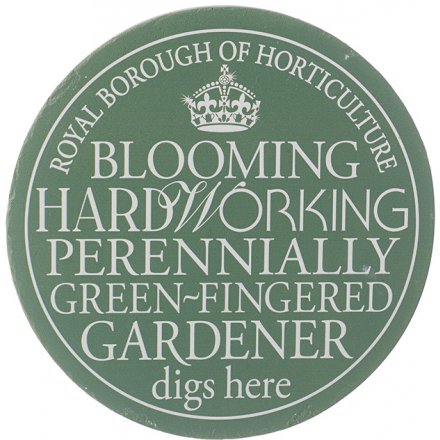 Green-Fingered Gardener Plaque