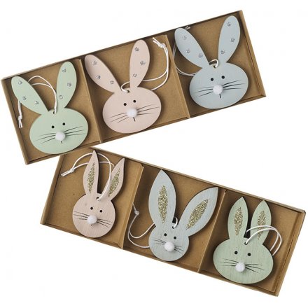 Boxed Bunny Decorations, 2a