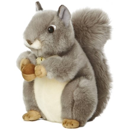Grey Squirrel Soft Toy 