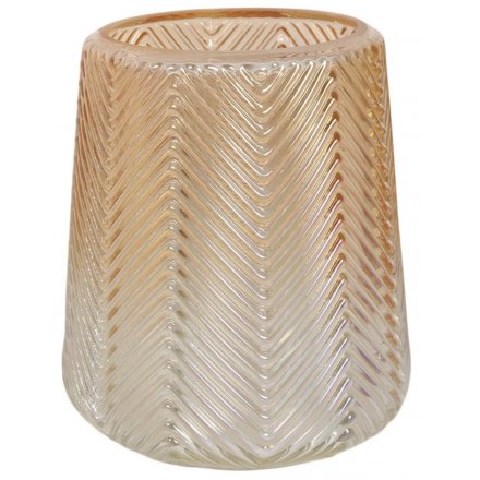 Gold Ombre Vase, 19.5cm