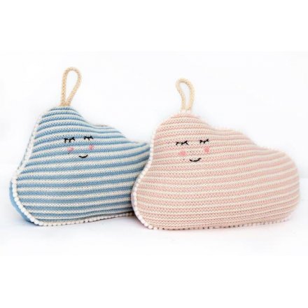 Knitted Cloud Doorstop, 2a