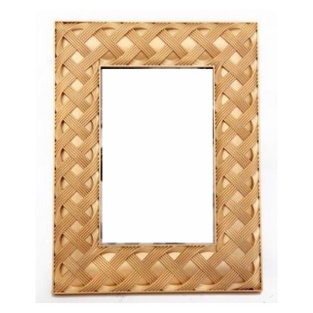 4x6 Gold Weave Photo Frame