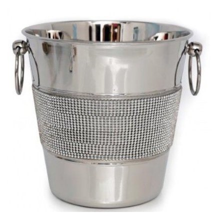 Silver and Diamond Champagne Bucket