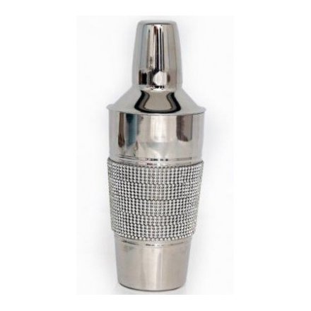 Silver and Diamond Cocktail Shaker