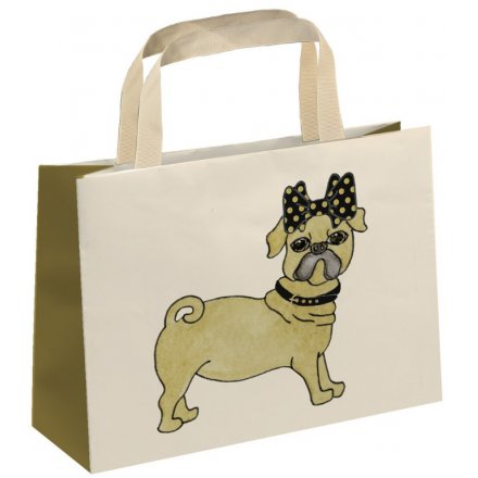 Medium Pug Gift Bag