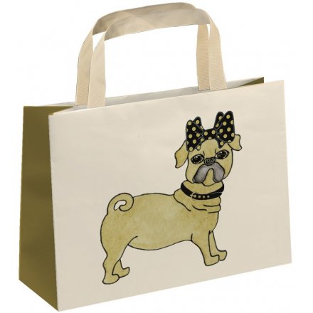 Large Pug Gift Bag