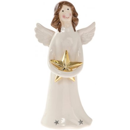 Angel With Star, 18cm