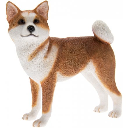 Akita Dog Figurine, 14cm