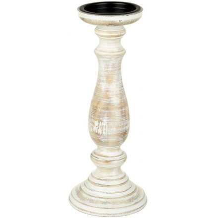 Wooden Candle Stick, 32cm