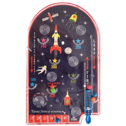 A retro favourite! Have hours of fun with this space age pinball game.