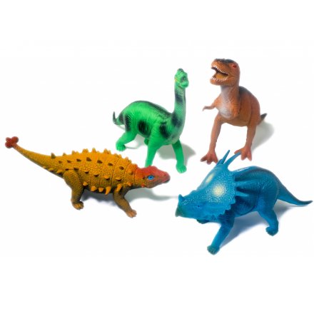 Twelves Assorted Dinosaurs 8.5-11inches