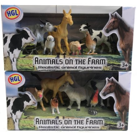 Farm Animals Set of 4-8pc