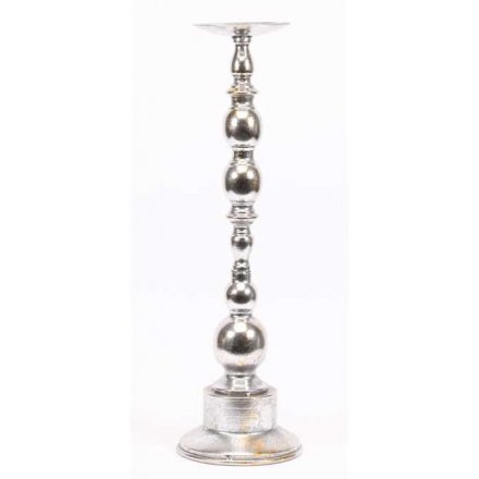 Silver Deluxe Candle Holder, 55cm